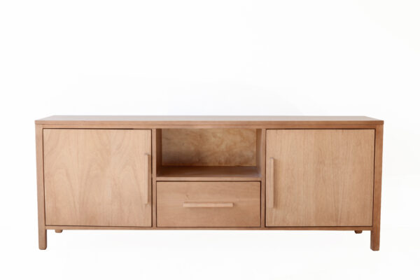Modular Provance Aparador Chico en madera maciza, ideal como mueble para TV con estantes y cajones. Diseño nórdico